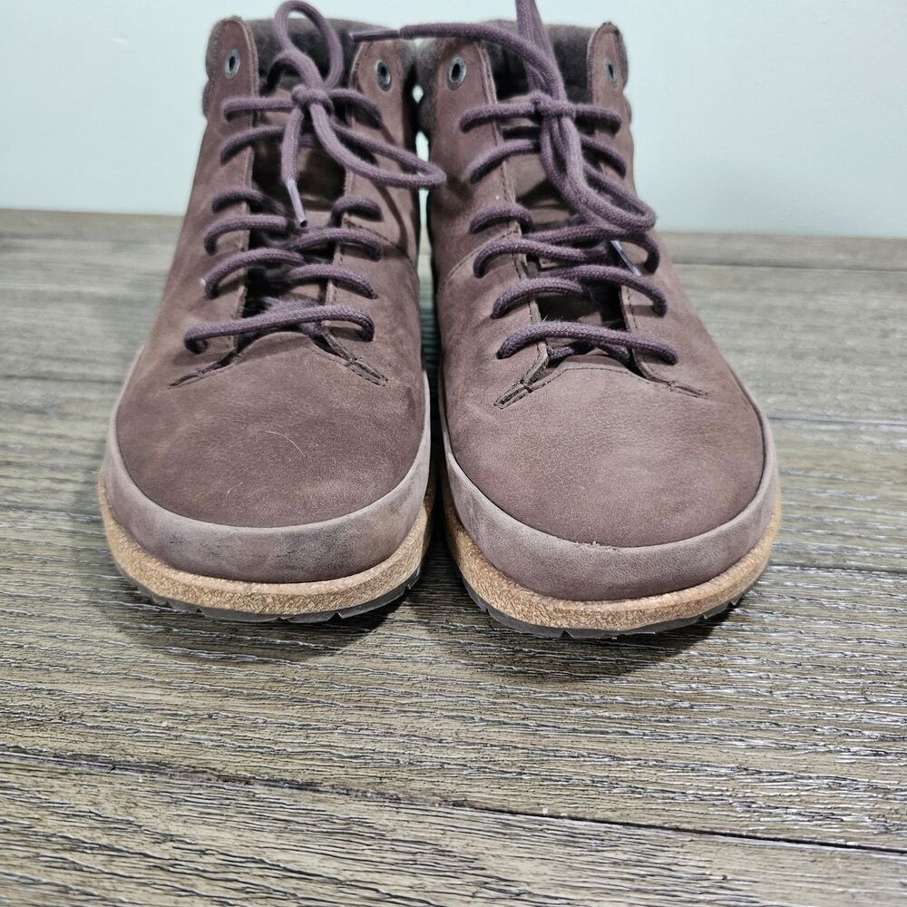 Birkenstock Honnef High Leather‎ Boots Oiled Nubuck, Roast Brown, M7/W9 EU40 - Picture 2 of 9